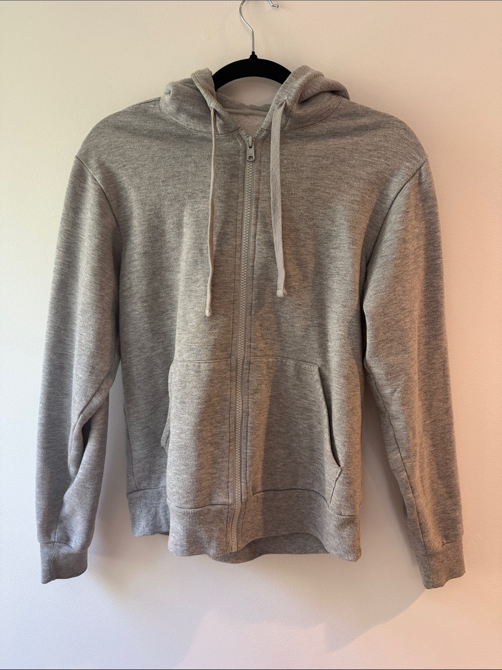 Alo Gray Accolade Full-Zip Hoodie Sweater